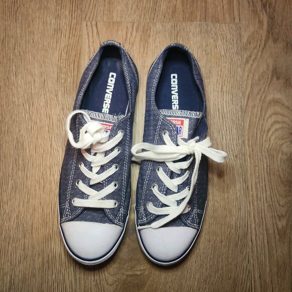 Converse All Star Lowtop – Classic Canvas Sneakers Size 9 - Picture 5 of 5